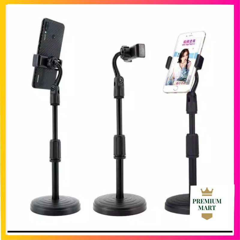 Holder Meja Hp L7 / stand hp  Adjustable Universal / Stand Foldable Holder Multifungsi LIVE