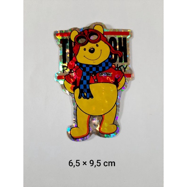 

STIKER GRAFTAC HOLOGRAM WINNIE THE POOH ukuran kecil