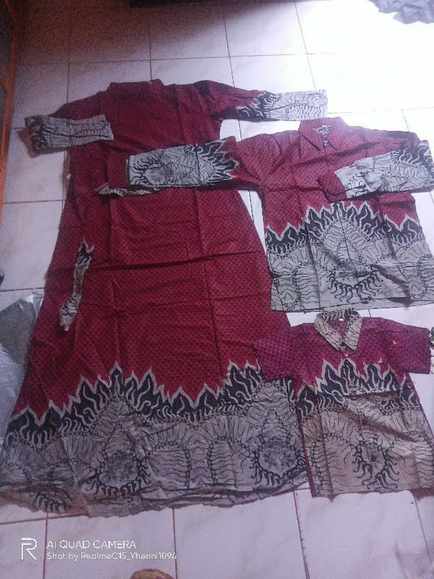 Couple Batik Keluarga || Setelan Couple Batik Ayah Ibu Anak Cewek Cowok || Couple Batik Family Gamis