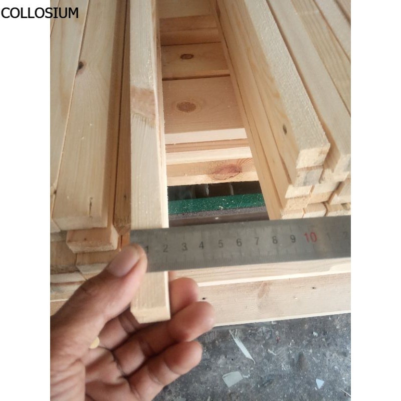 Reng Kayu Jatibelanda 100x2x2 Isi 8pcs Kayu Jati Belanda Reng Kayu Pinus Kualitas Kayu Super Halus R