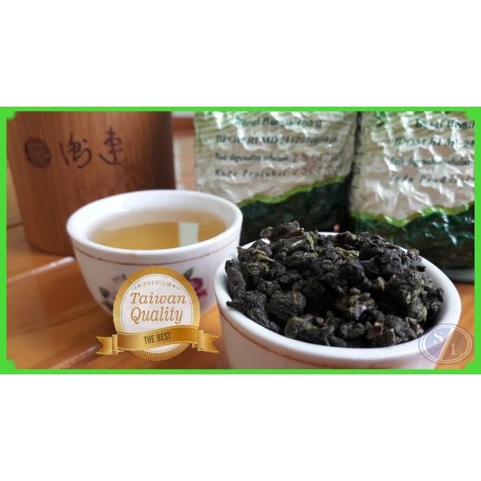 

[ COD ] TEH OOLONG HIJAU ORIGINAL ( TAIWAN QUALITY ) 100 Gram TERLENGKAP Kode 676