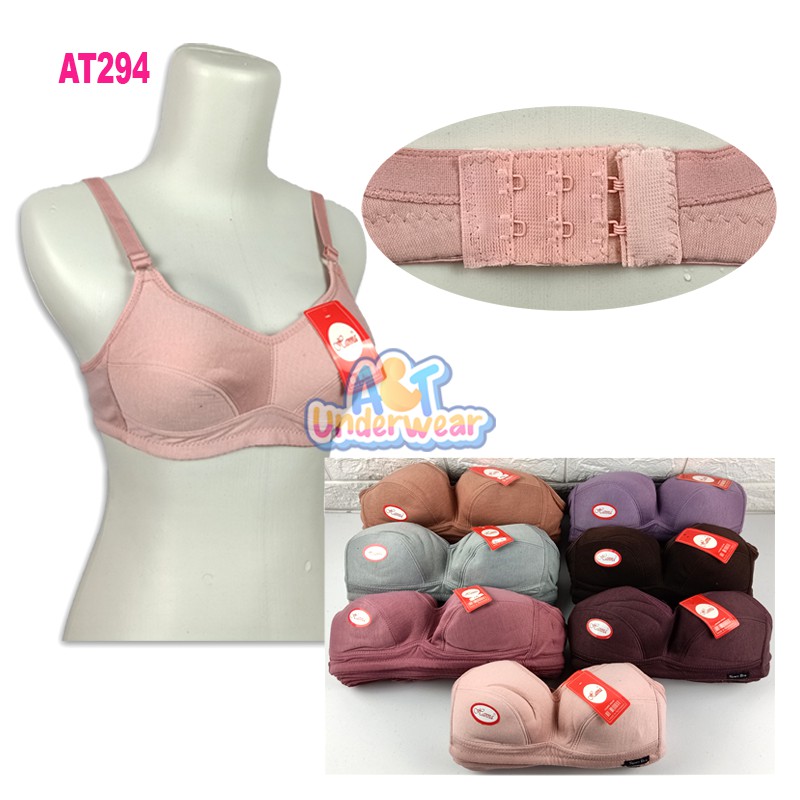 AT294-Hanna Bra No Busa No Kawat/BH Remaja Dewasa/Sport Bra