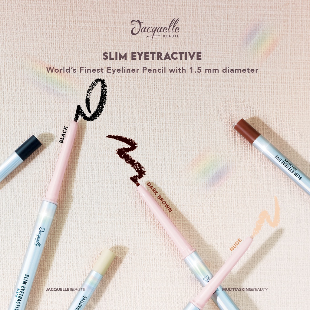 Jacquelle Slim Eyetractive (Eyeliner Pen) Brush Waterproof BPOM