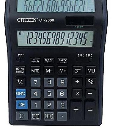 

Update! KALKULATOR CITIZEN CT 2000 - 14 DIGIT - KALKULATOR DENGAN TAMPILAN 2 LAYAR - HIGHT QUALITY,