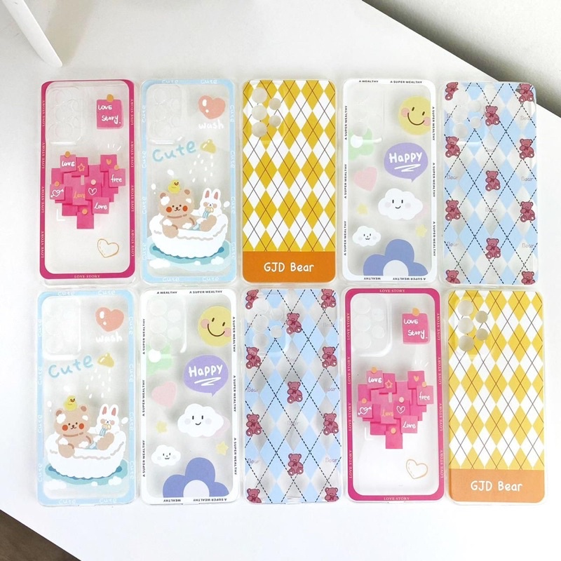 softcase gambar/ karakter Premium Clear Case Protect Camera iphone 13 pro max