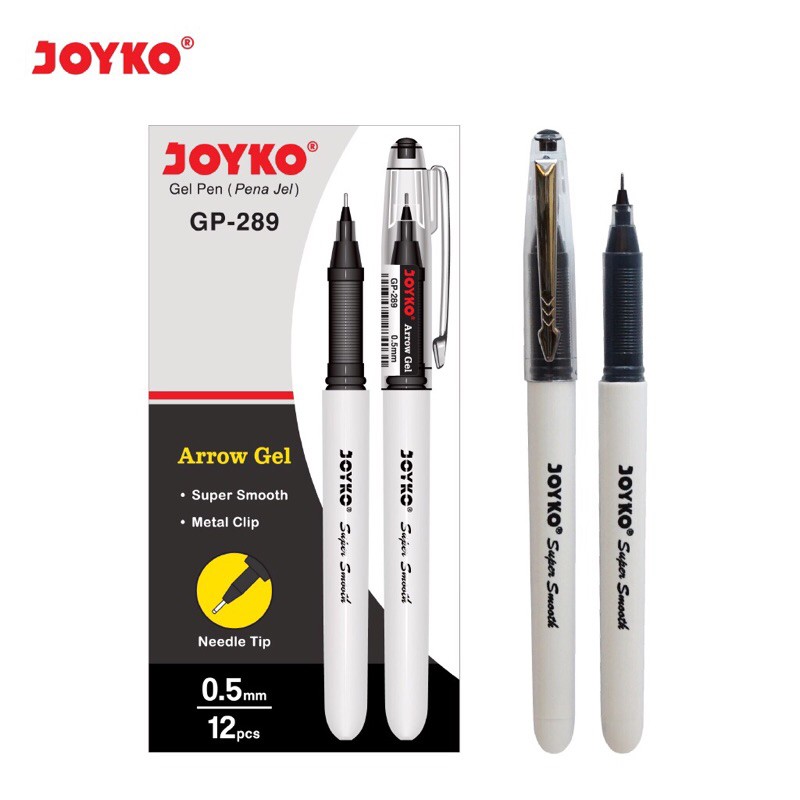 

12 Pcs Pen Gel Joyko Arrow Gel GP-289 / Pena gel