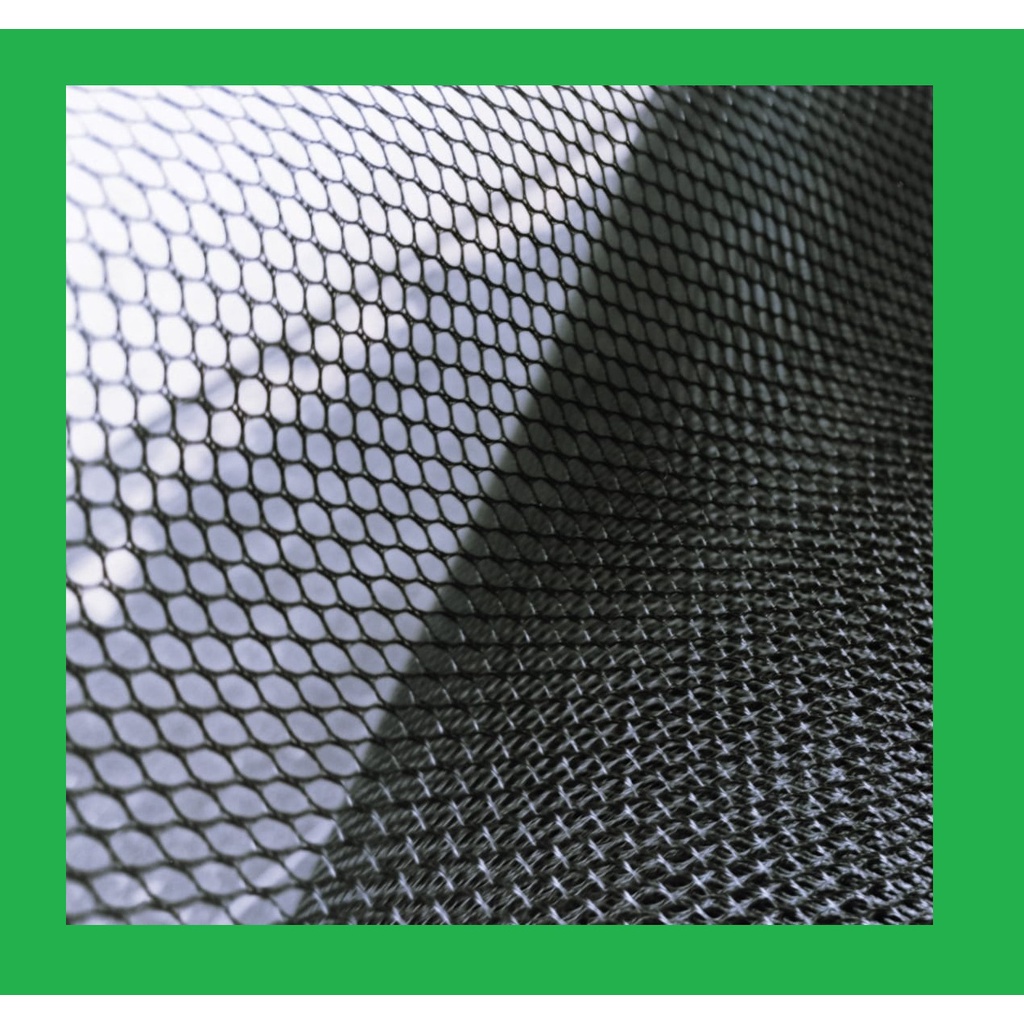 Jual per meter Kain Salon Jala hitam untuk Salon speaker