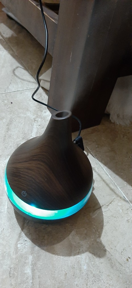 [promo] Taffware Air Humidifier Diffuser Aromaterapi Wood Grain 300ml - Humidifier Ultrasonic