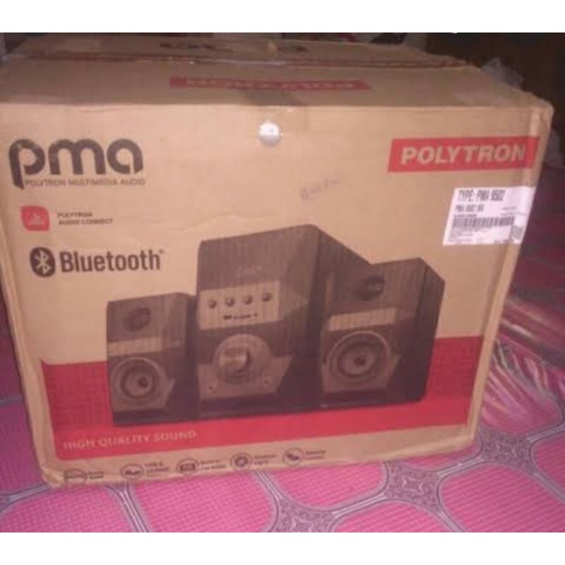 Speaker Bluetooth POLYTRON PMA 9502/ AUX/USB/KARAOKE/RADIO FM