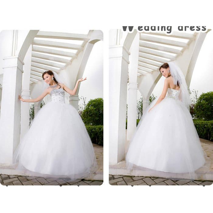 Wedding Dress - Gaun Pengantin Cristal Batu Korea