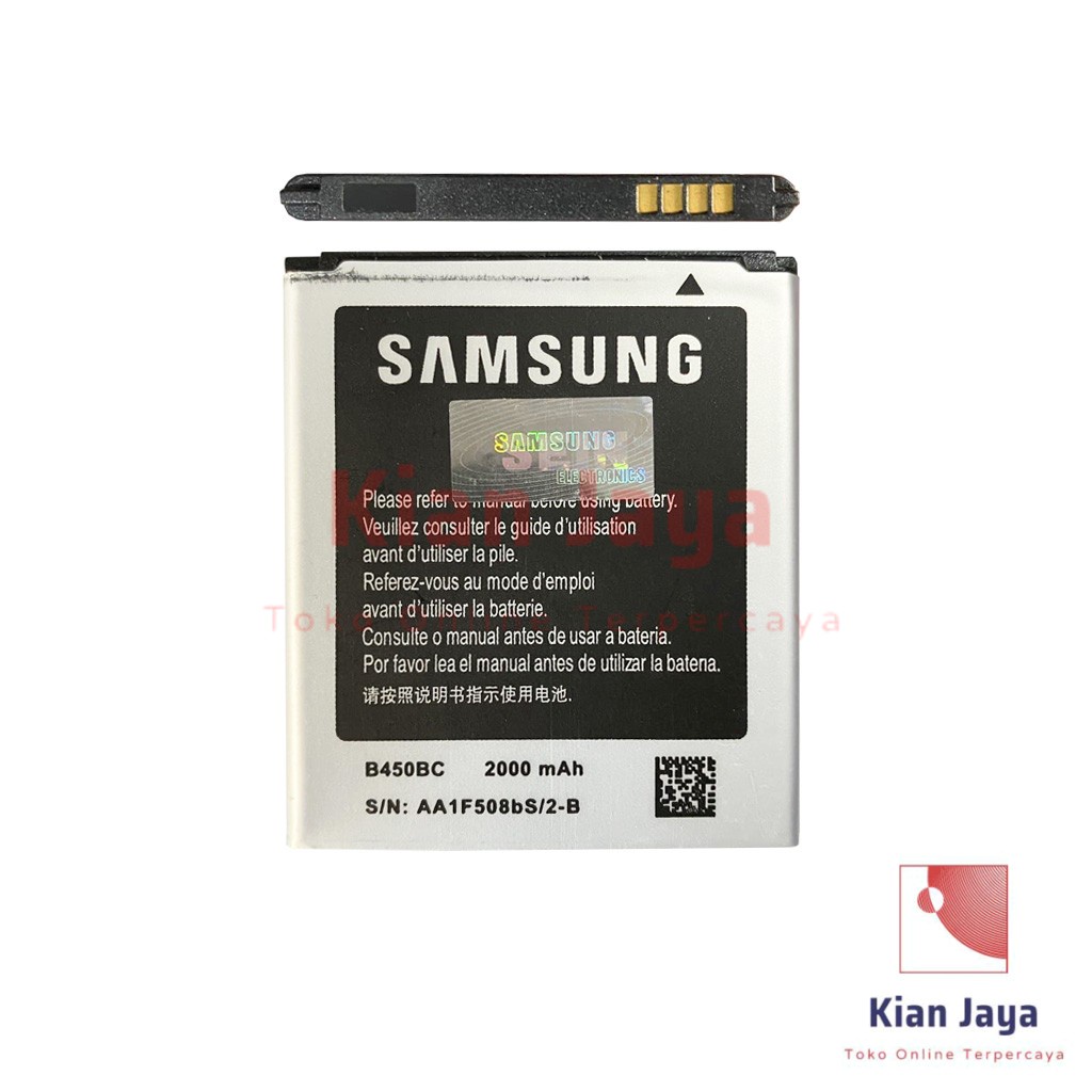 Baterai Samsung Galaxy Core LITE 4G LTE G3518 G3586V Original OEM Batre Batrai Battery Hp B450BC Ori