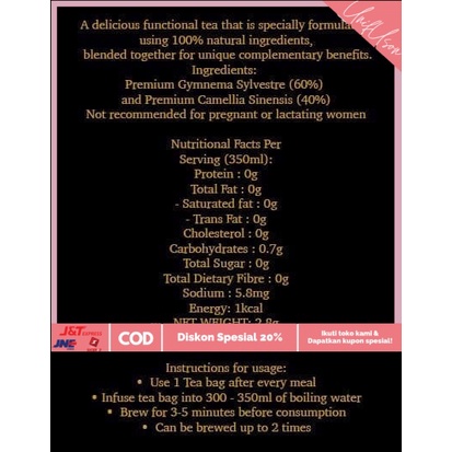 

⭐COD⭐ Mosanco Tea isi 30 sachet