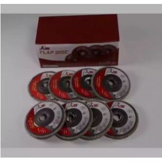 PAKET HEMAT 20PCS FLAPDISC AMPLAS SUSUN GRIT 40 / GRIT 60 / GRIT 80 / GRIT 100 / GRIT 120 / GRIT MATA GERINDA POLES TOP DISKON