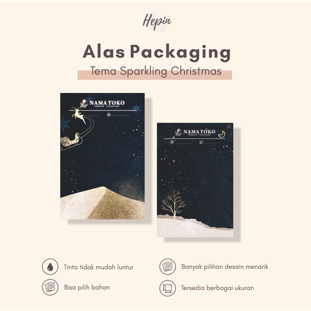 

kertas background/alas aksesoris/alas packing murah edisi SPARKLING CHRISTMAS