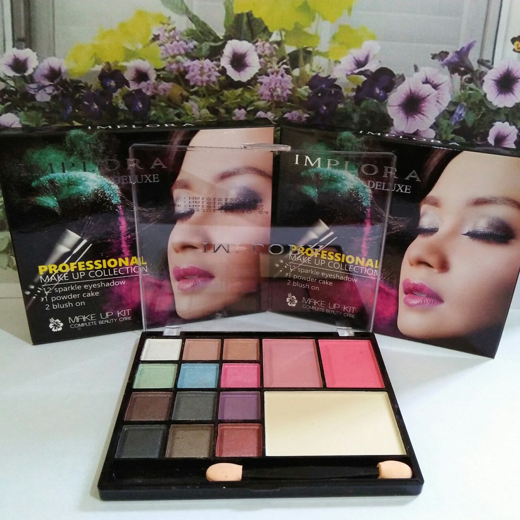 Implora Eyeshadow Palette 808 Deluxe Rumah Cantik 354 Eyeshadow Mata Yang Membuat Hasil Makeu Up Mata Agar Terlihat Lebih Jelas