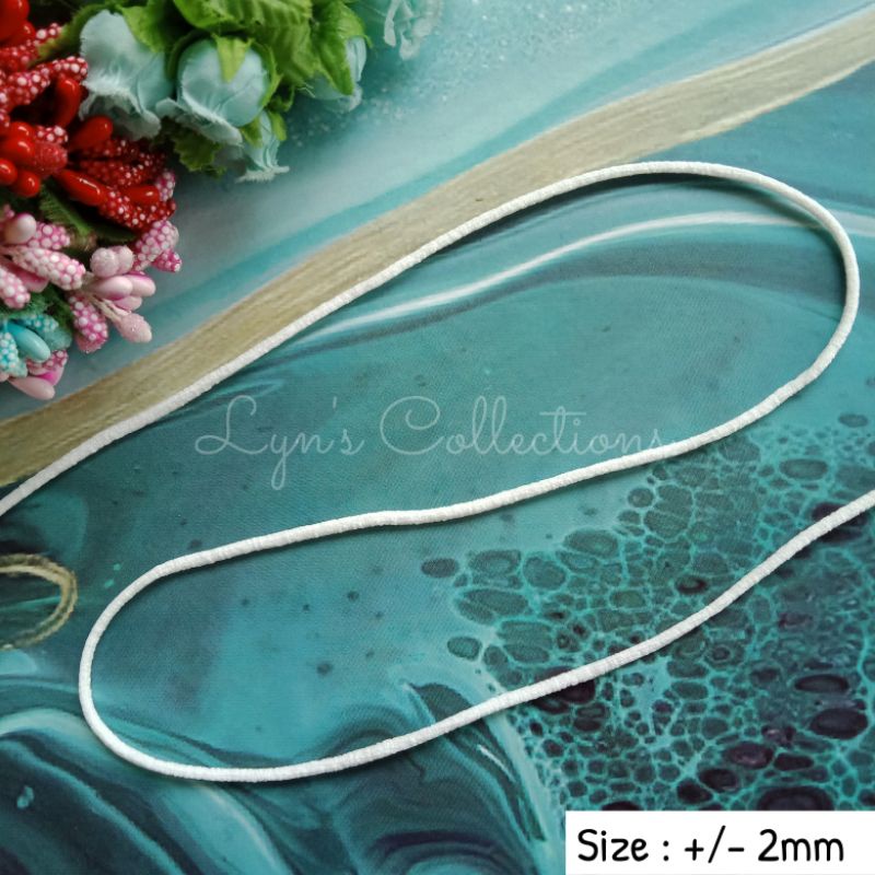 

(1yard = 90cm) Karet Elastis Bulat 2mm | Karet Masker