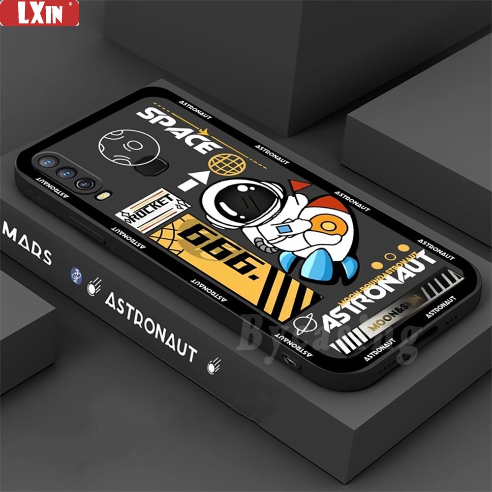 Soft Case TPU Motif Astronot Untuk Huawei Y6P Y7A Y6 Pro Y9S Nova 5T Nova 3i Nova 7i Y7 Pro 2019 P30 LiteRocket