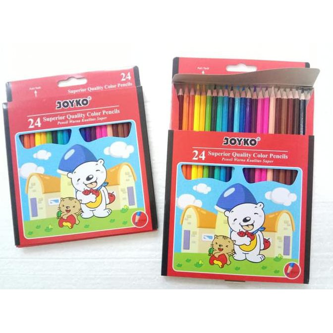 

Sale!! Pensil Warna Joyko 24 Panjang Terbaru