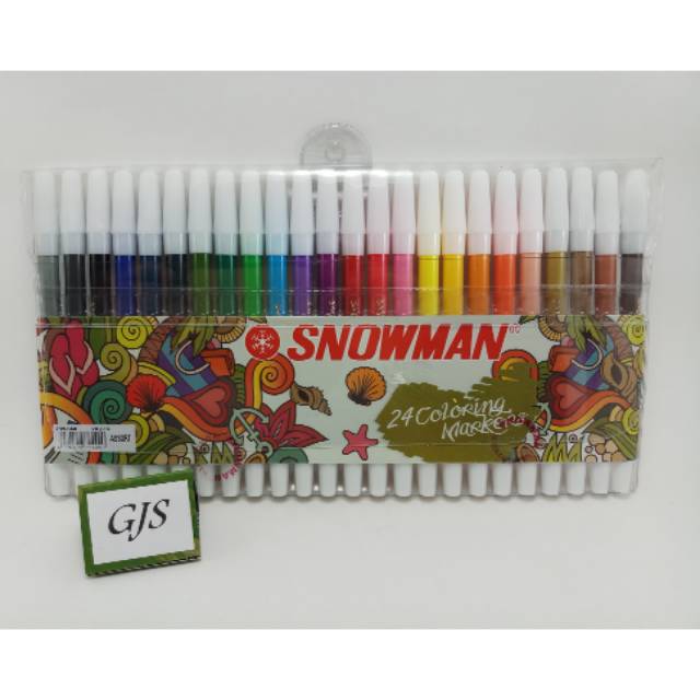 

Spidol Kecil Snowman 24 Warna