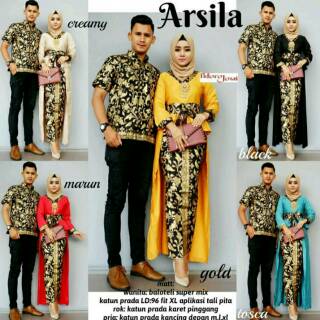 Diajeng Batik  Couple Sarimbit  Arsila Shopee  Indonesia