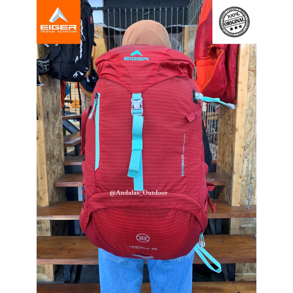 EIGER001 CARRIER HIKEHOLIC LUNARIS 35L, RED 4199