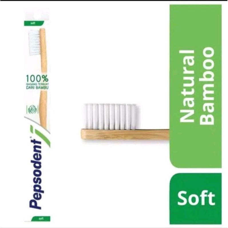 Pepsodent Sikat Gigi Natural Bamboo Soft