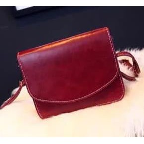 Promo  barang baru  Tas Mini Vintage Selempang Lucu Praktis Promo Impor Murah Korea - Cokelat