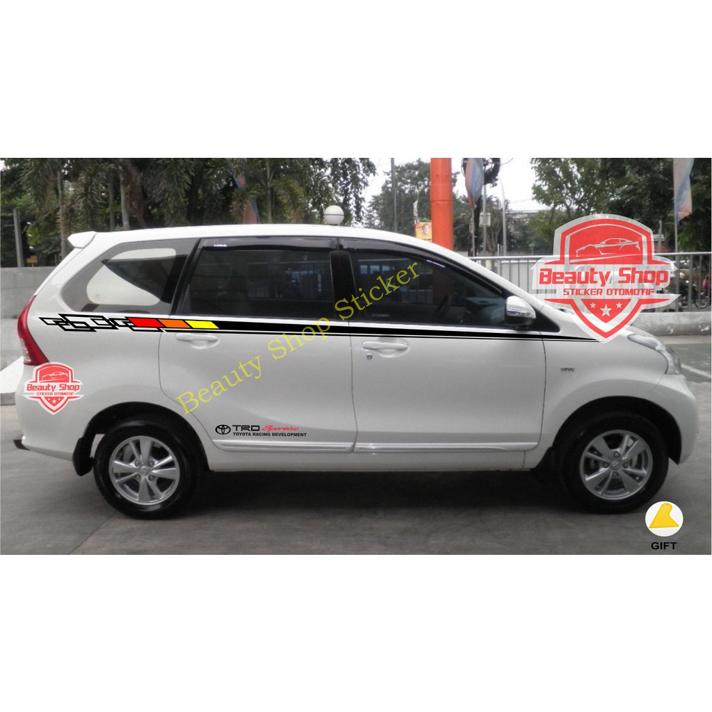 Jual Hot Promo Stiker Avanza Sticker Avanza Veloz Cutting List Mobil Toyota All New Avanza Trd Sportivo Indonesia Shopee Indonesia