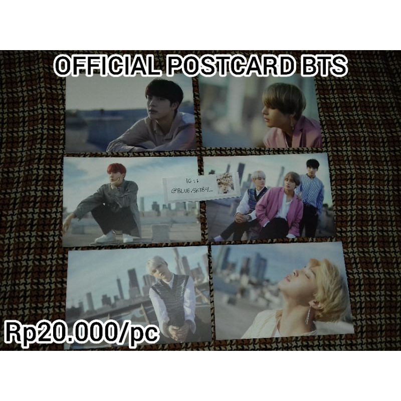 

OFFICIAL POSTCARD BTS