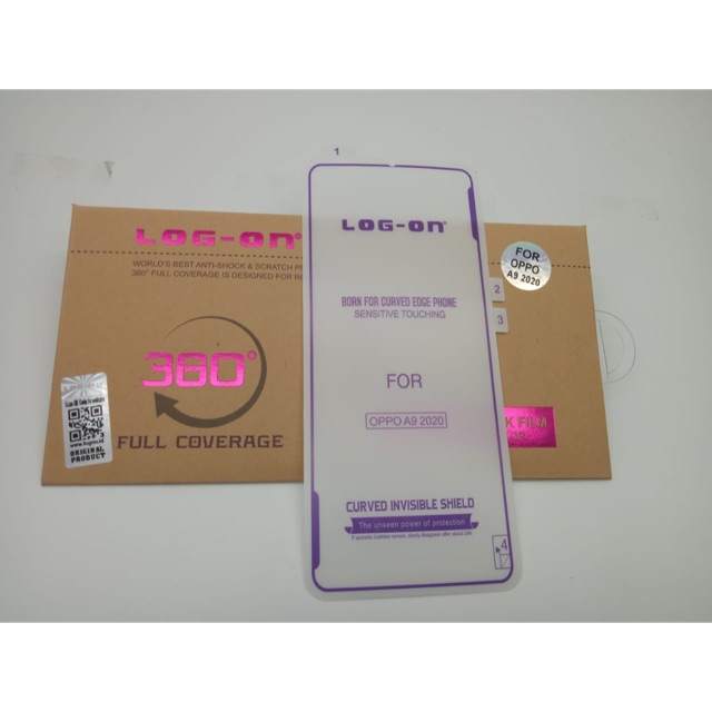 ANTISHOCK LOG ON OPPO A9 2020 SCREEN PEOTECTOR - ANTI GORES JELLY