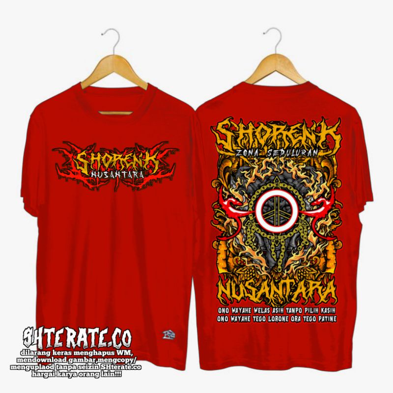 kaos PSHT shorenk zona seduluran