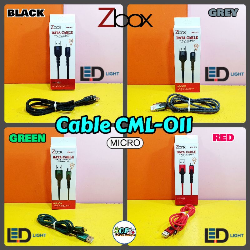 Kabel Data LED Zbox CML-011 Micro USB