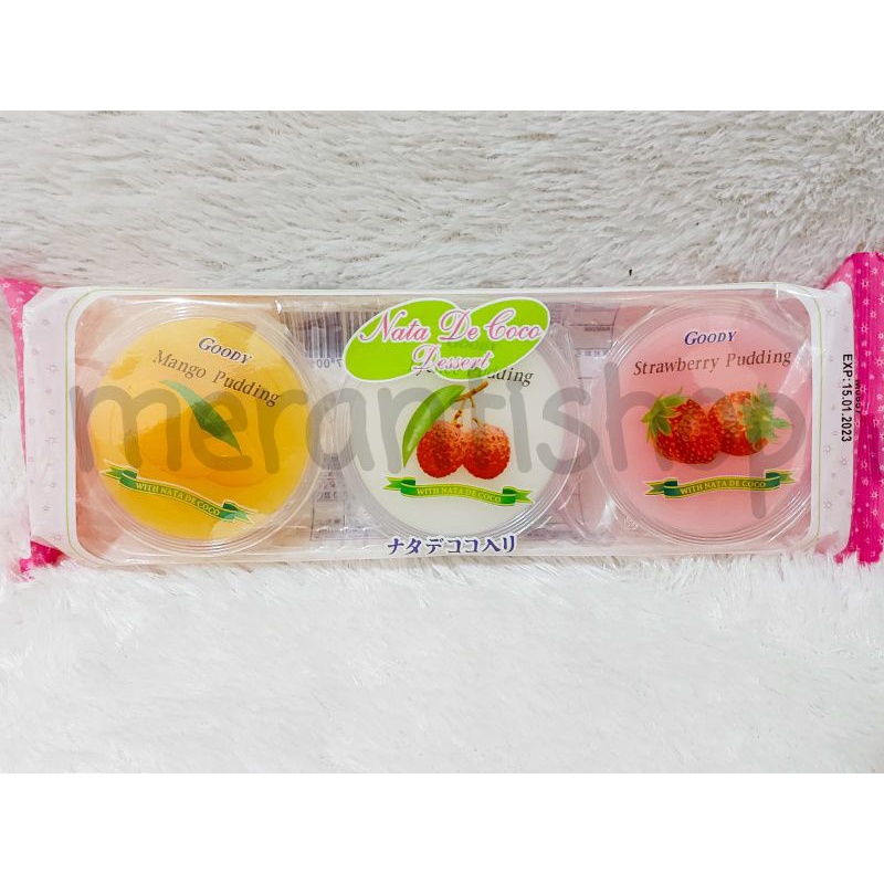 

Goody Puding Isi 3 Cup Dessert With Nata De Coco / Jelly / Puding Malaysia