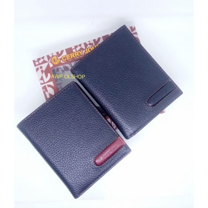 Dompet Lipat Kulit Pria Cowok Cerry Jourdan Orginal