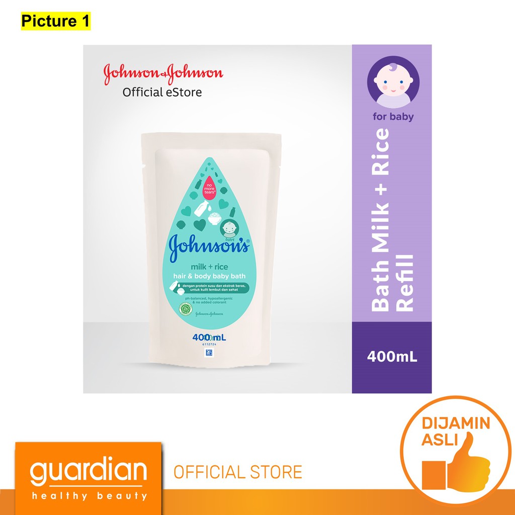 Jual Johnsons Baby Milk Bath Refill 400Ml Shopee Indonesia