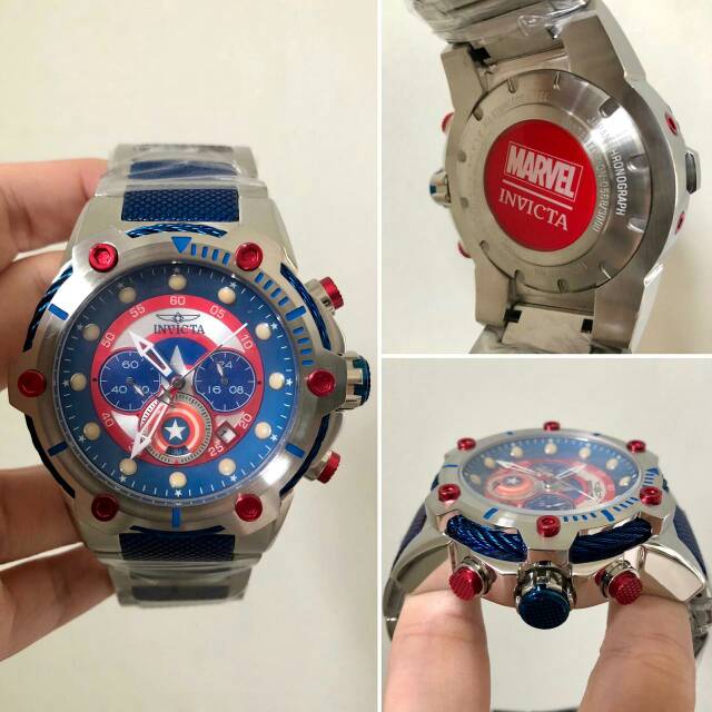 JAM TANGAN PRIA INVICTA MARVEL EDITION GRADE AAA+ SUPER PREMIUM QUALITY