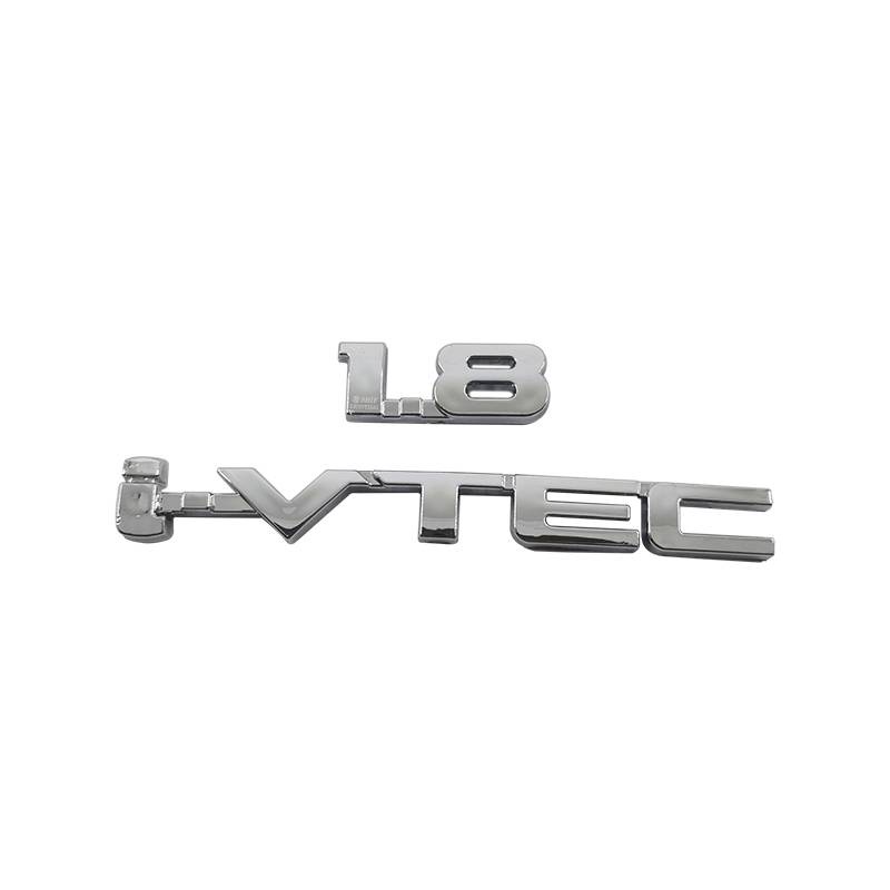 1 x ABS 1.8 i-VTEC Logo Car Auto Rear badge emblem sticker Decal For HONDA IVTEC 1.8