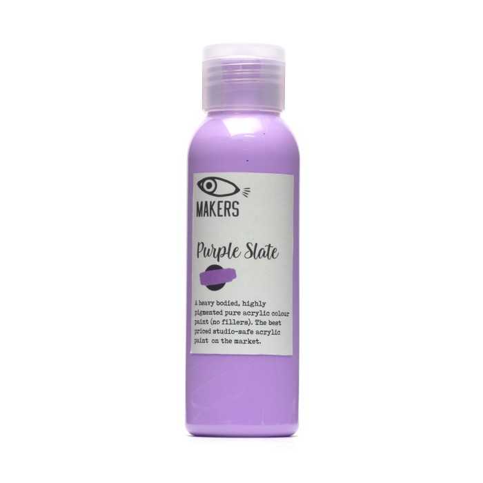 

Purple Slate Acrylic Paint 100ml by MAKERS