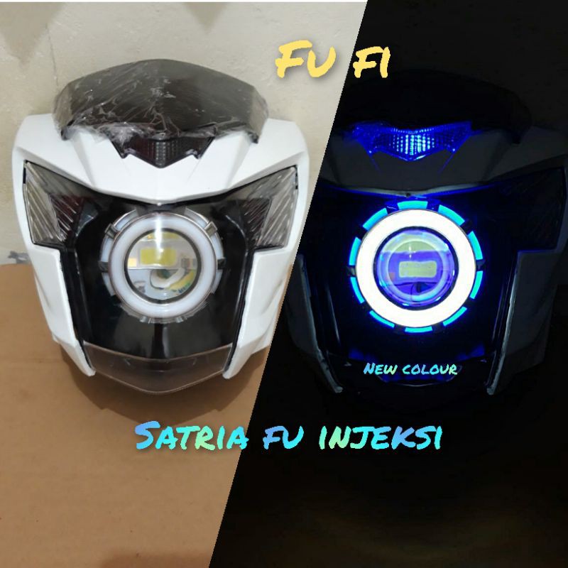 REFLEKTOR SATRIA FU FI /HEADLAMP LAMPU SATRIA FU FACELIFT FI INJEKSI PROJIE HI LOW