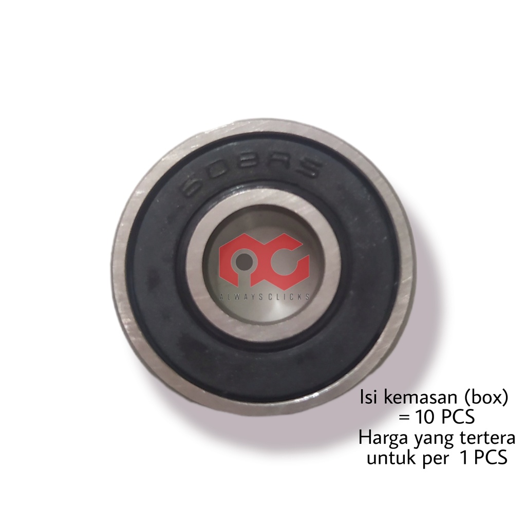Bearing 608 2RS N*N Japan Bering Tutup Karet Dua Sisi Klaher Laher Laker