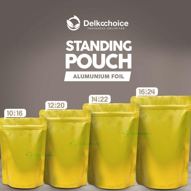 Standing Pouch Klip Non Window MURAH - Plastik Kemasan Makanan WARNA