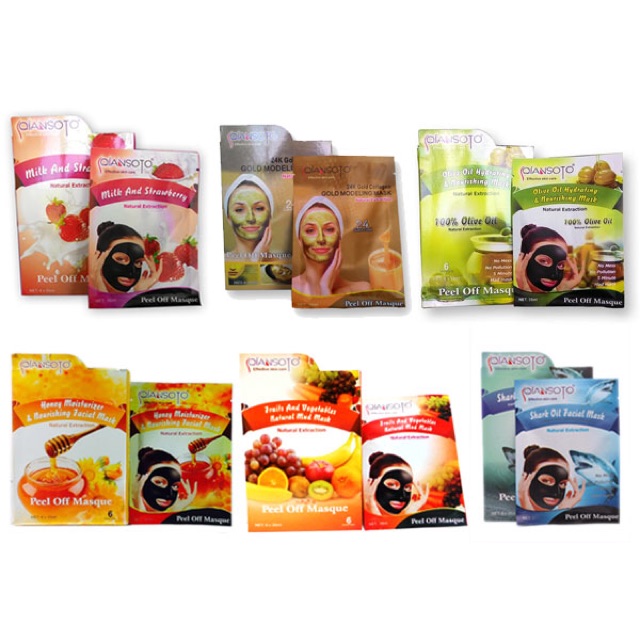 QIANSOTO MASKER WAJAH PEEL OFF MASQUE
