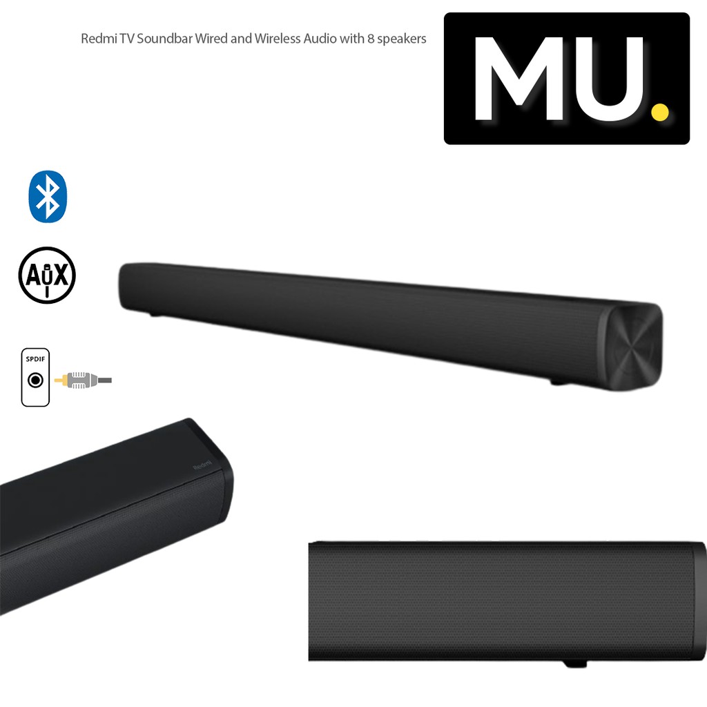 Redmi TV Soundbar Wired and Wireless Audio with 8 speakers