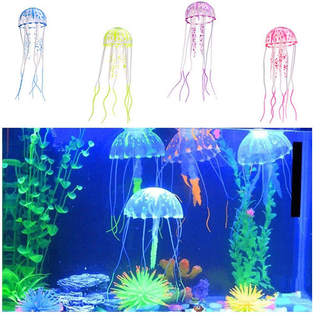 Solighter Artifisial Ubur Ubur-Ubur Panas Aquarium Decor Home &amp; Living Fish Tank Ornament