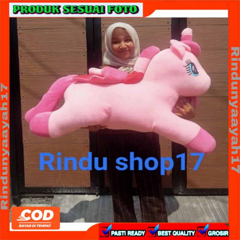 Boneka Kuda Poni terbang / Unicorn Terbang Jumbo /BONEKA VIRAL Berlabel  SNI