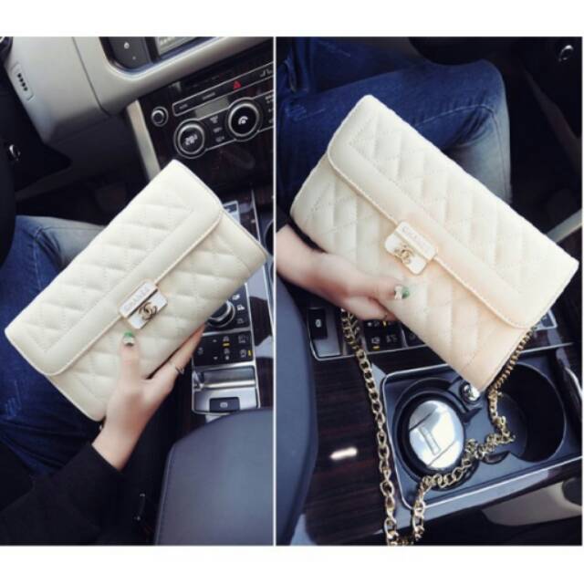 CHANEL CLUTCH WALLET SELEMPANG TAS RANTAI IMPORT FASHION BAG WANITA