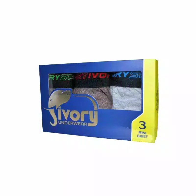 goflow IVORY CELANA DALAM PRIA By RIDER Underwear 100% Original-IV202