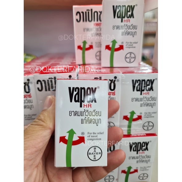 VAPEX Inhaler 2 in 1 | Minyak Angin - Original Thailand