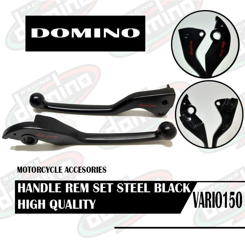 HANDLE REM SET STANDAR DOMINO FULL HITAM CROME BEAT ESP DELUXE VARIO OLD NEW 125 150 NMAX OLD NEW VIXION OLD NEW ADV SATRIA SCOOPY MIO SOPRTY MIO J GT