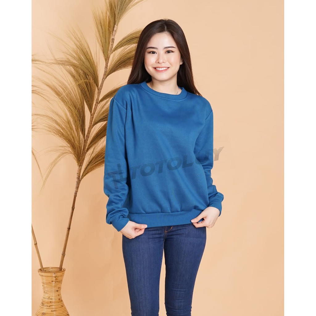 MUKZHOP - JUMPER SWEATER / SWEATER POLOS / TOTOLUY / BIRU ITB